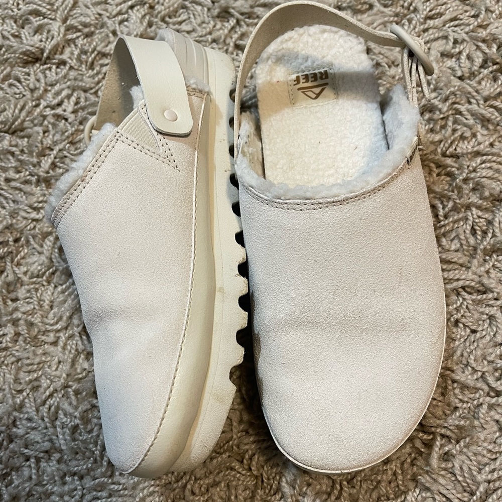 REEF Sage Hi Shearling size 8